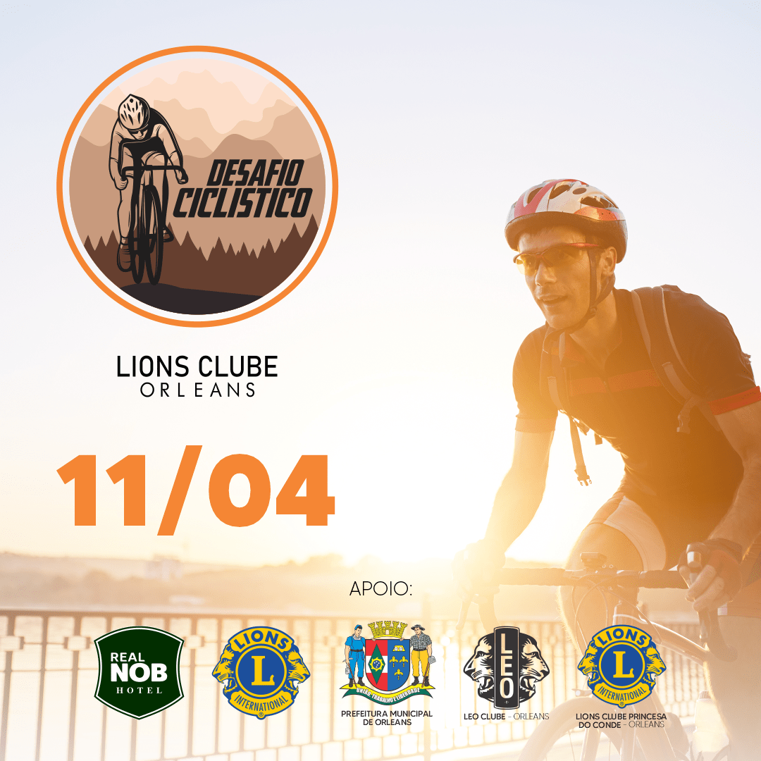 I DESAFIO CICLÍSTICO LIONS CLUBE DE ORLEANS 7 desafio ciclistico real nob e lions club