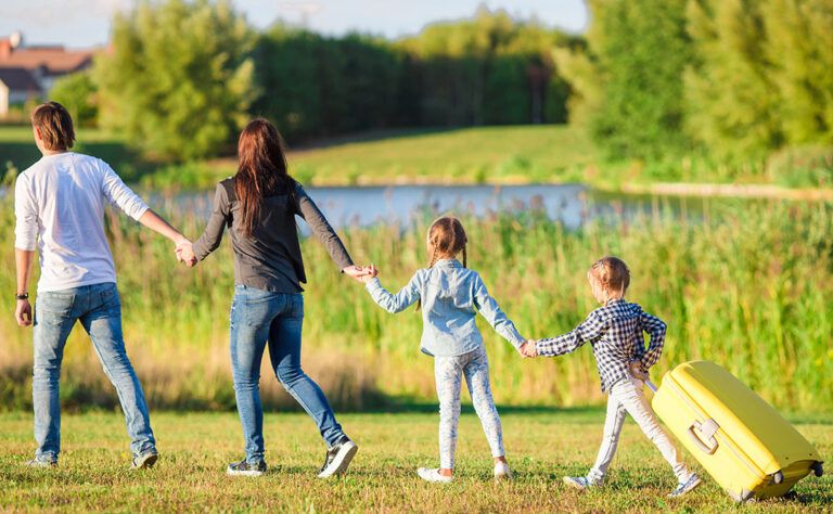 Benefícios da viagem em família